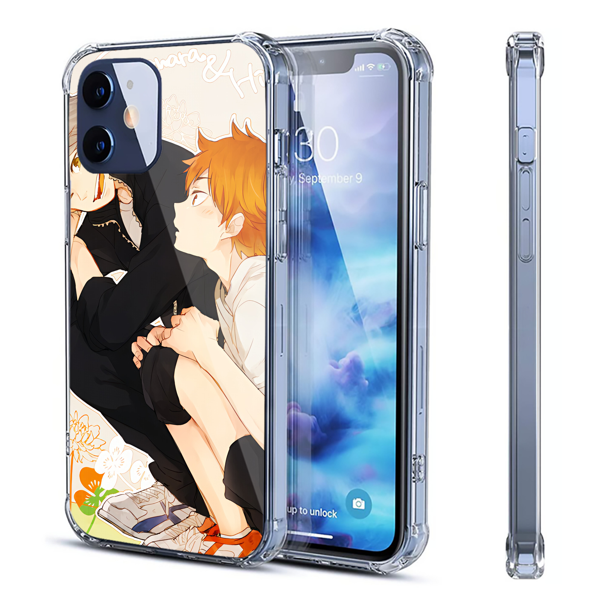 （画像用） ハイキュー!! Haikyu!! 【iPhone 12シリーズ対応】透明スマホケース（クリアソフトケース）